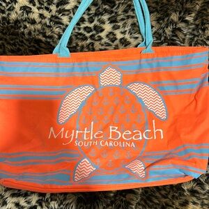 Shantie beach tote or a whatever ya feel like tote says Myrtle beach N. Carolina